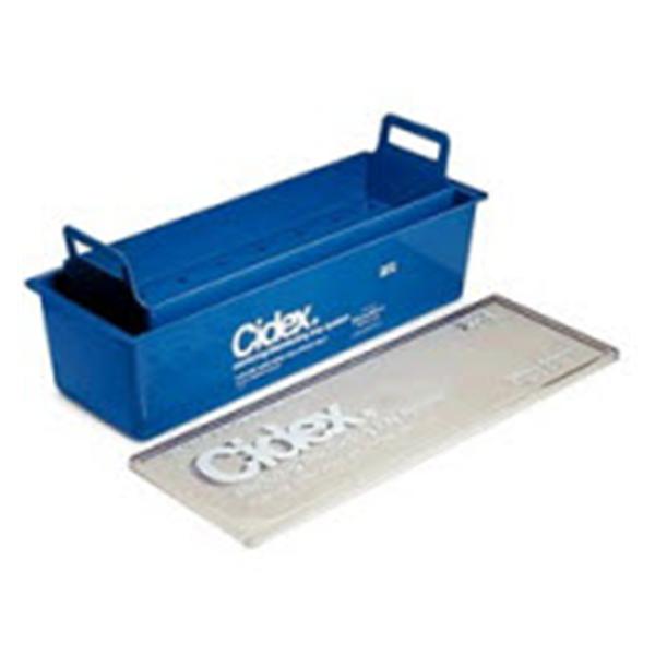 System Instrument Tray Cidex 29 in x 8.5 in x 5 in Blue Ea